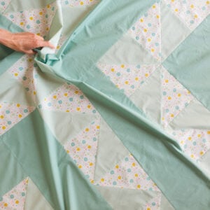 Finished quilt top