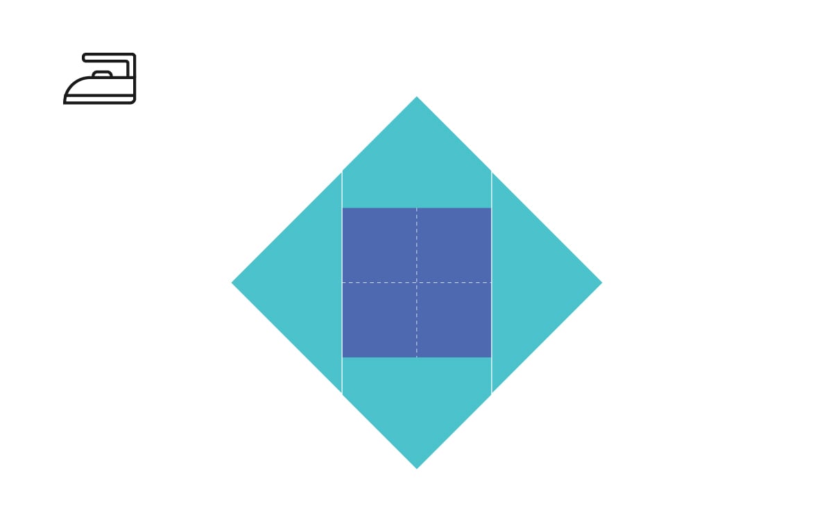 How To Make A Square in a Square Quilt Block Designed to Quilt