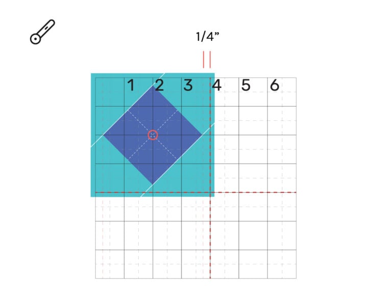 How To Make A Square in a Square Quilt Block Designed to Quilt