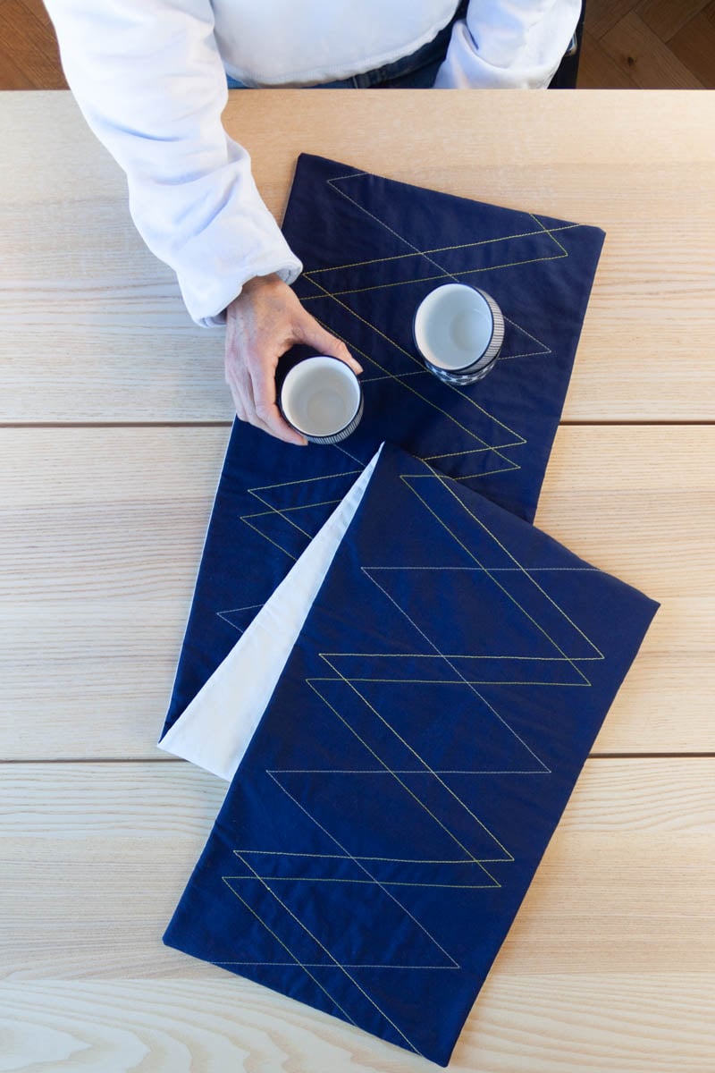 The Fastest Quilted Table Runner Pattern Ever