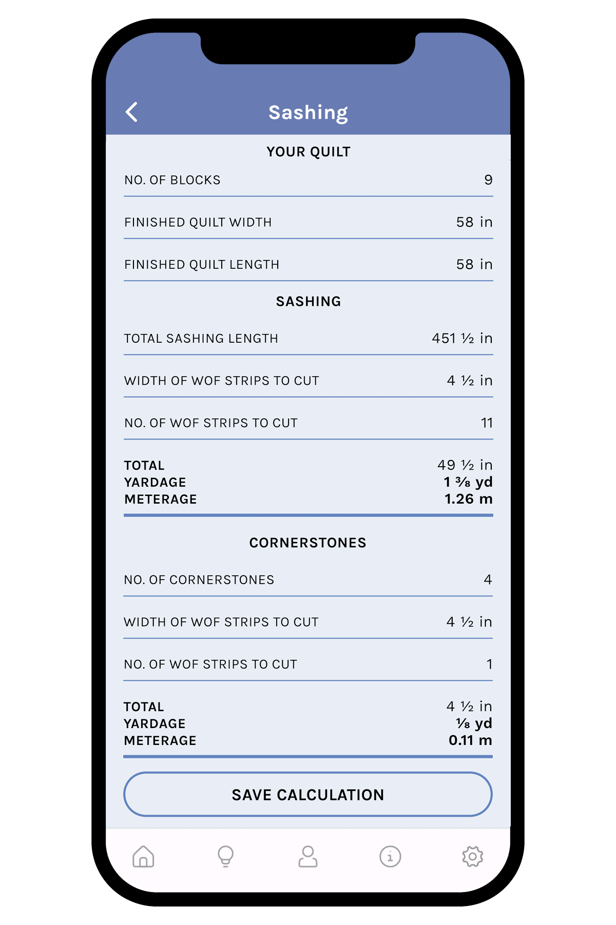 How to Calculate Sashing for a Quilt Designed to Quilt